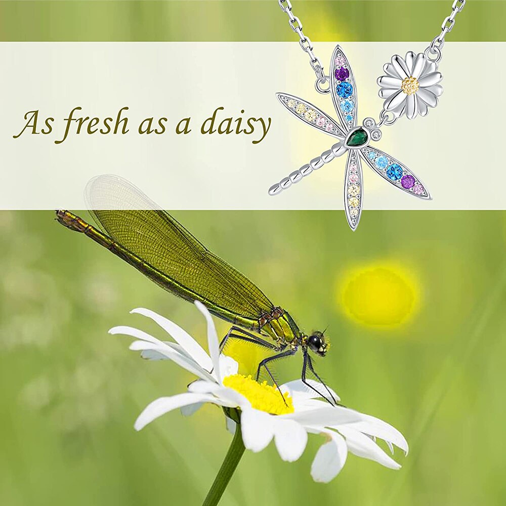 Dainty Dragonfly Necklace – Lumiere Jewellery