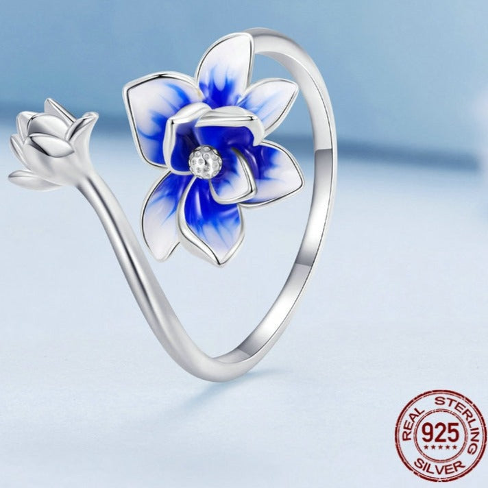 Anello fiore hot sale di loto