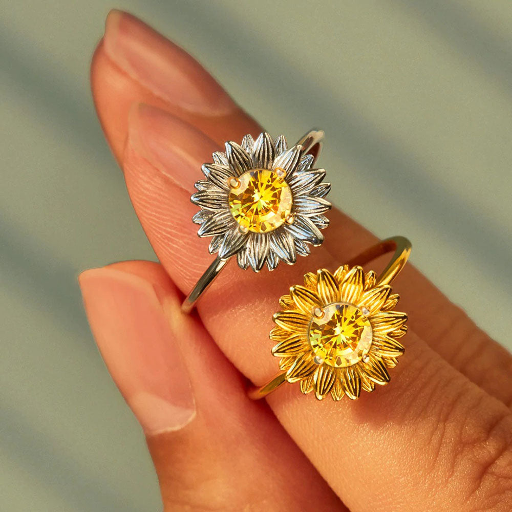 Swarovski hot sale sunflower ring