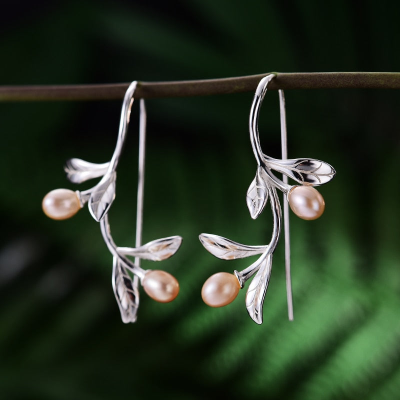 Argento hot sale pearl earrings