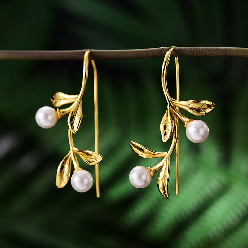 Argento deals pearl earrings